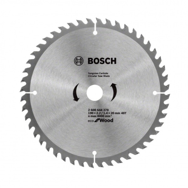 Диск за циркуляр за дърво, Bosch Eco for wood